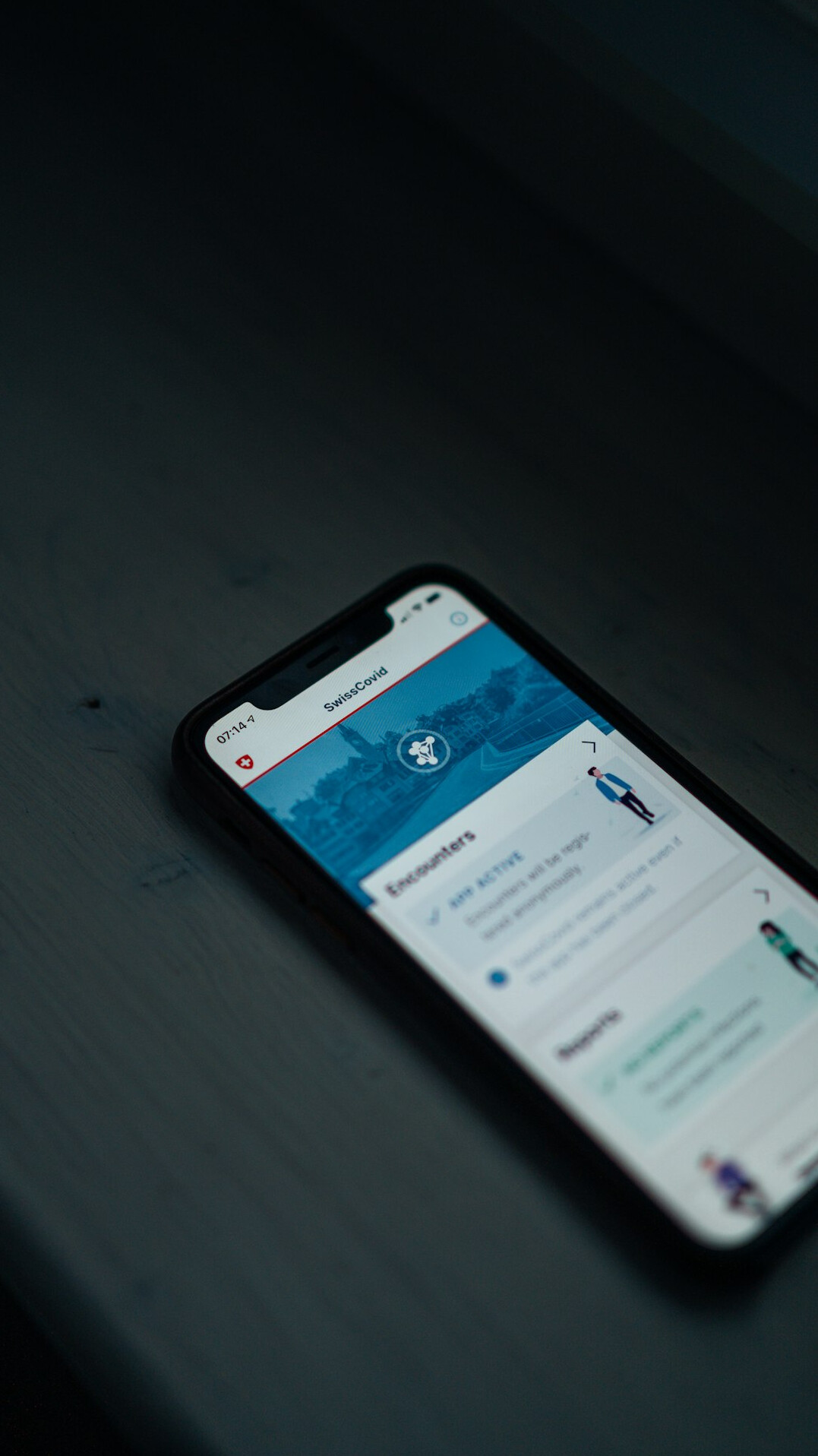 smartphone insurance app interface